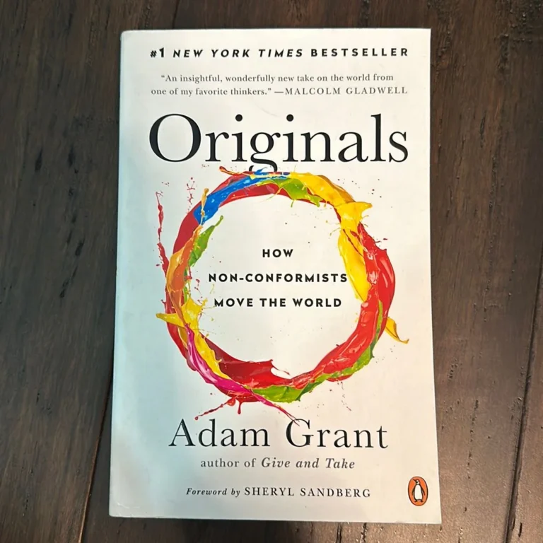 Book Summary - Originals by Adam Grant