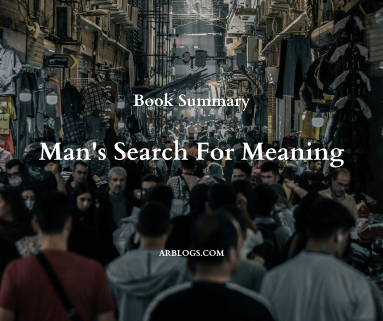 man’s search for meaning novel