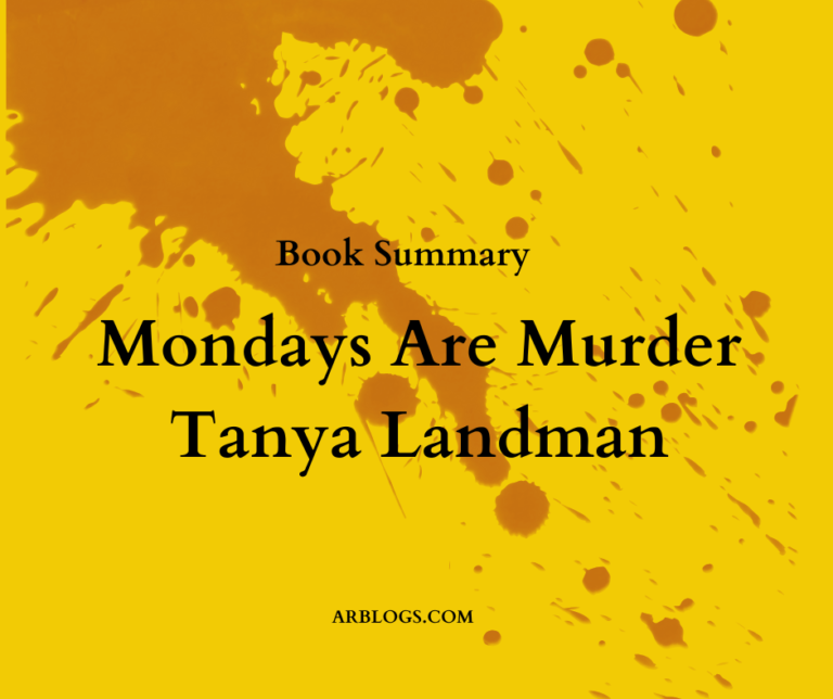 Mondays Are Murder by Tanya Landman